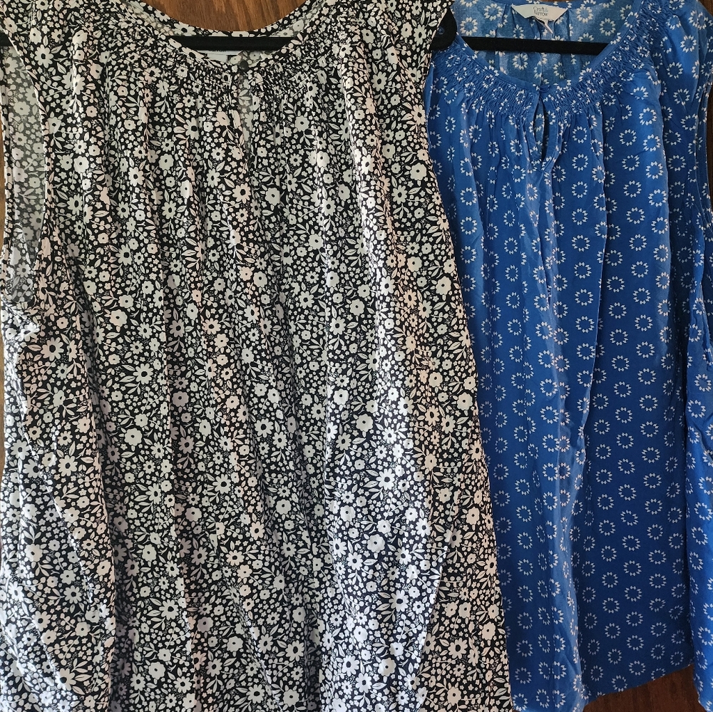 2 Croft & Barrow size 4X women's shirts